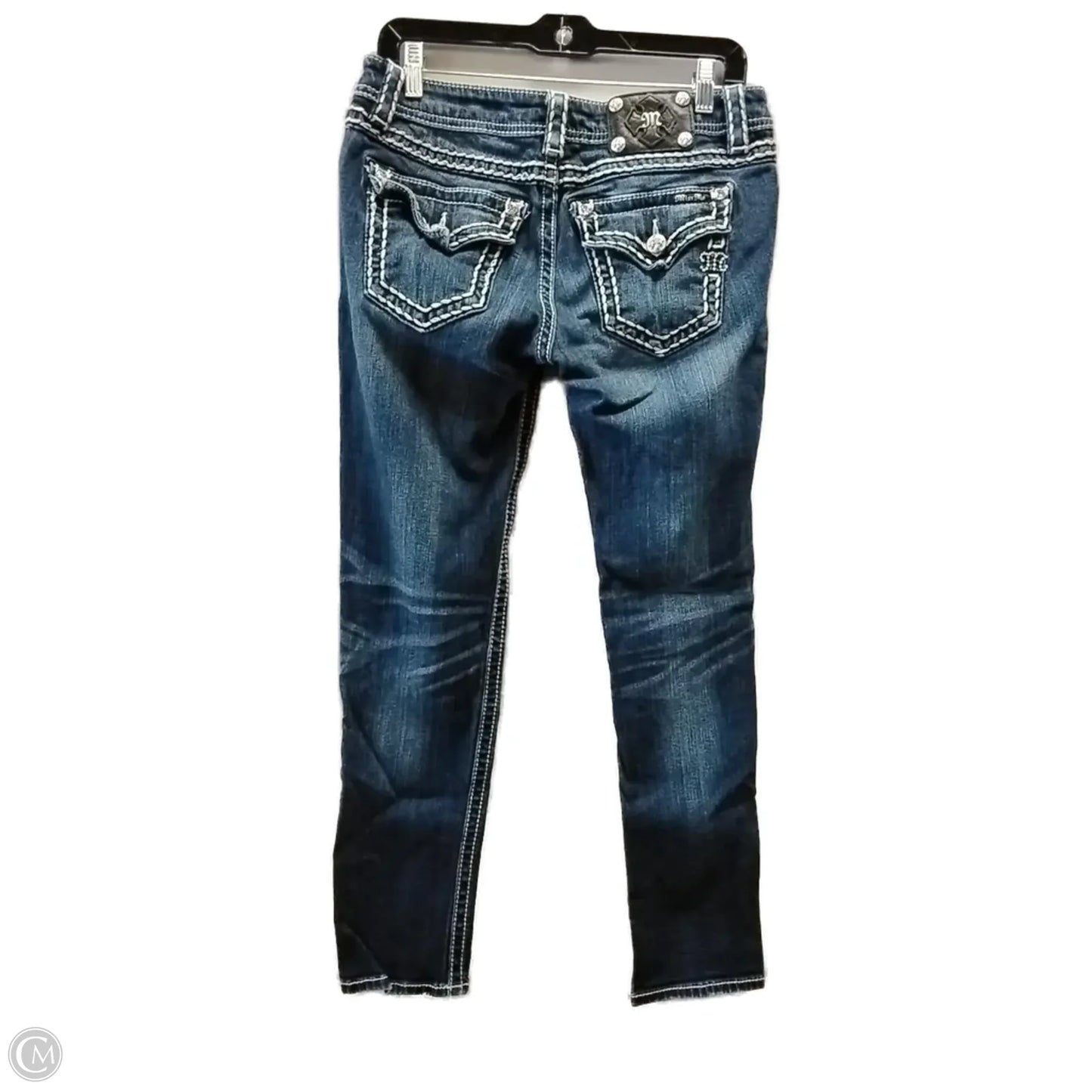 Jeans Skinny By Miss Me In Blue, Size: 10