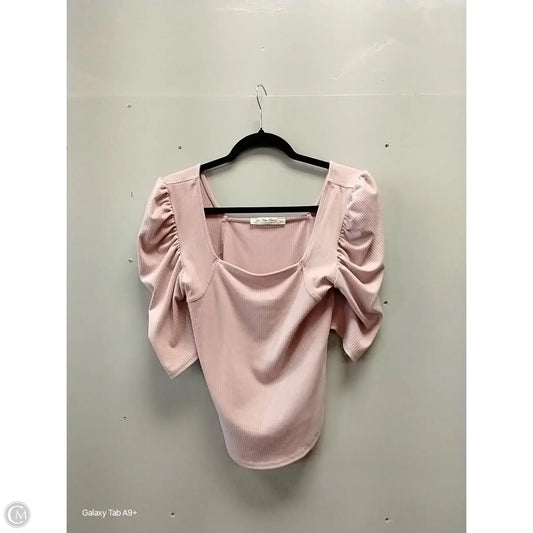Top 3/4 Sleeve Basic By We The Free In Pink, Size: M