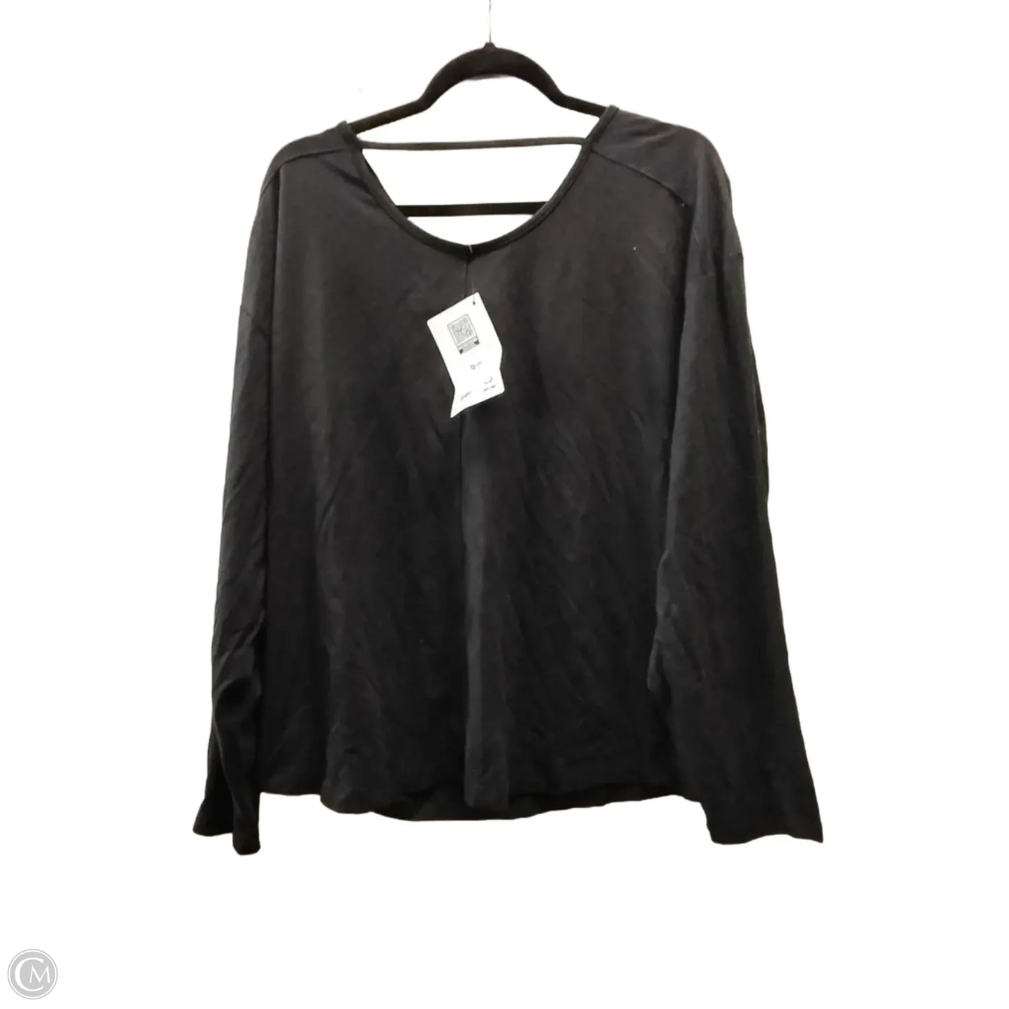 Athletic Top Long Sleeve Crewneck By Members Mark In Black, Size: Xl