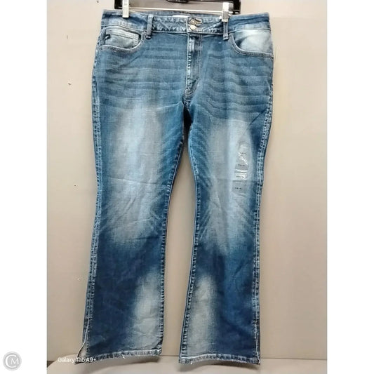 Jeans Cropped By Kancan In Blue, Size: 14