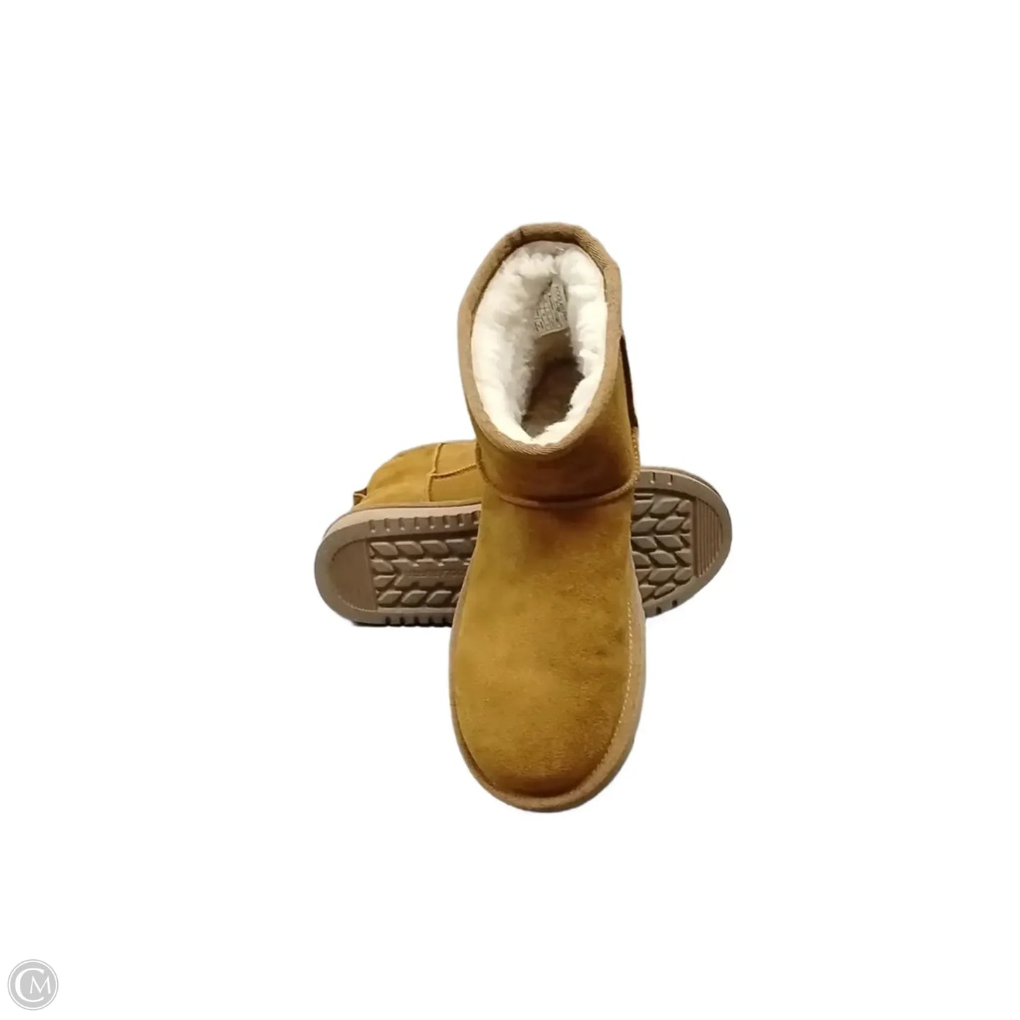 Boots Designer By Ugg In Brown, Size: 7