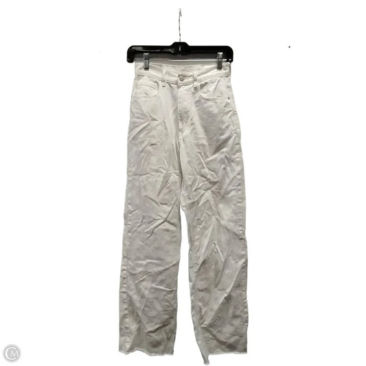 Jeans Wide Leg By Shein In White, Size: 0