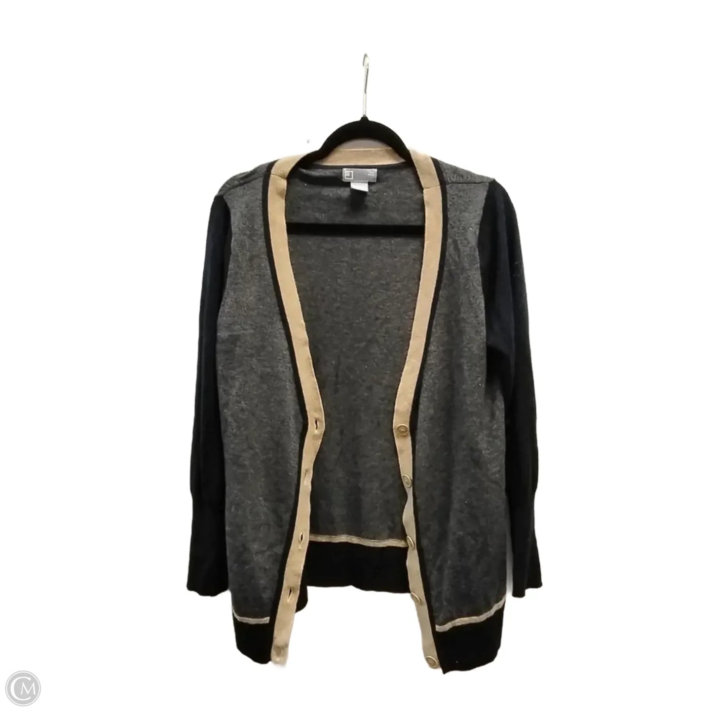 Sweater Cardigan By Jcp In Multi-colored, Size: L