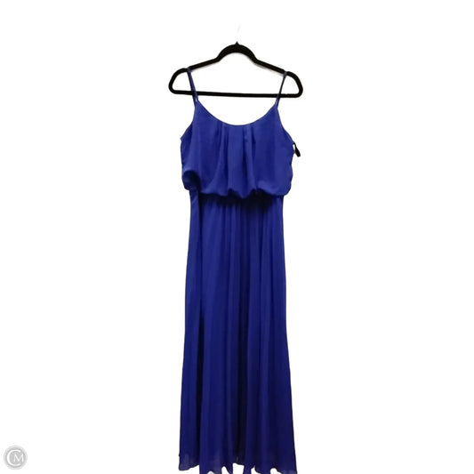 Dress Party Long By Bisou Bisou In Blue, Size: 12
