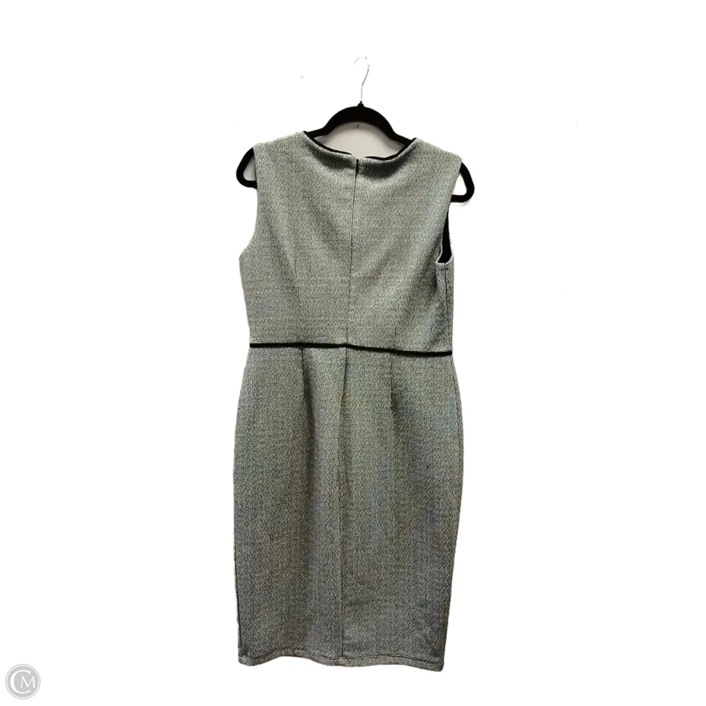 Dress Casual Midi By En Focus In Black & White, Size: 10
