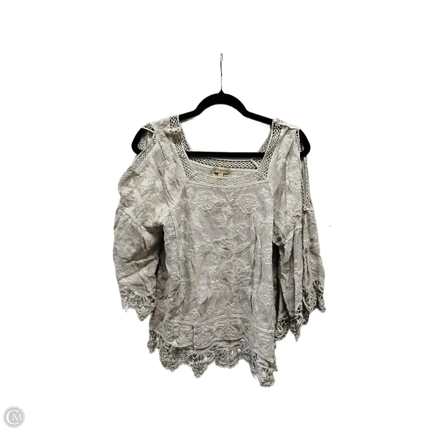 Top Long Sleeve By Democracy In Black, Size: S