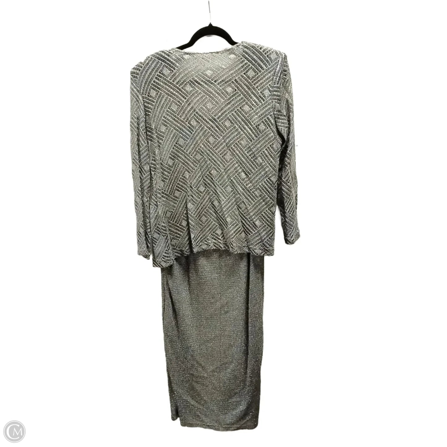 Dress Set 2pc By Jeffrey And Dara In Silver, Size: 8p