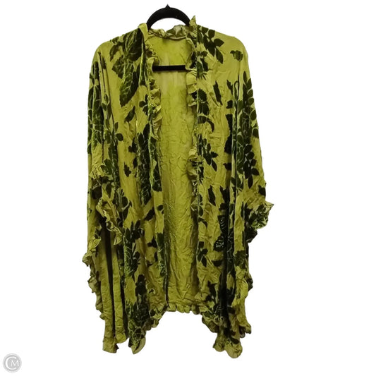 Shawl By Logo In Green, Size: 4x