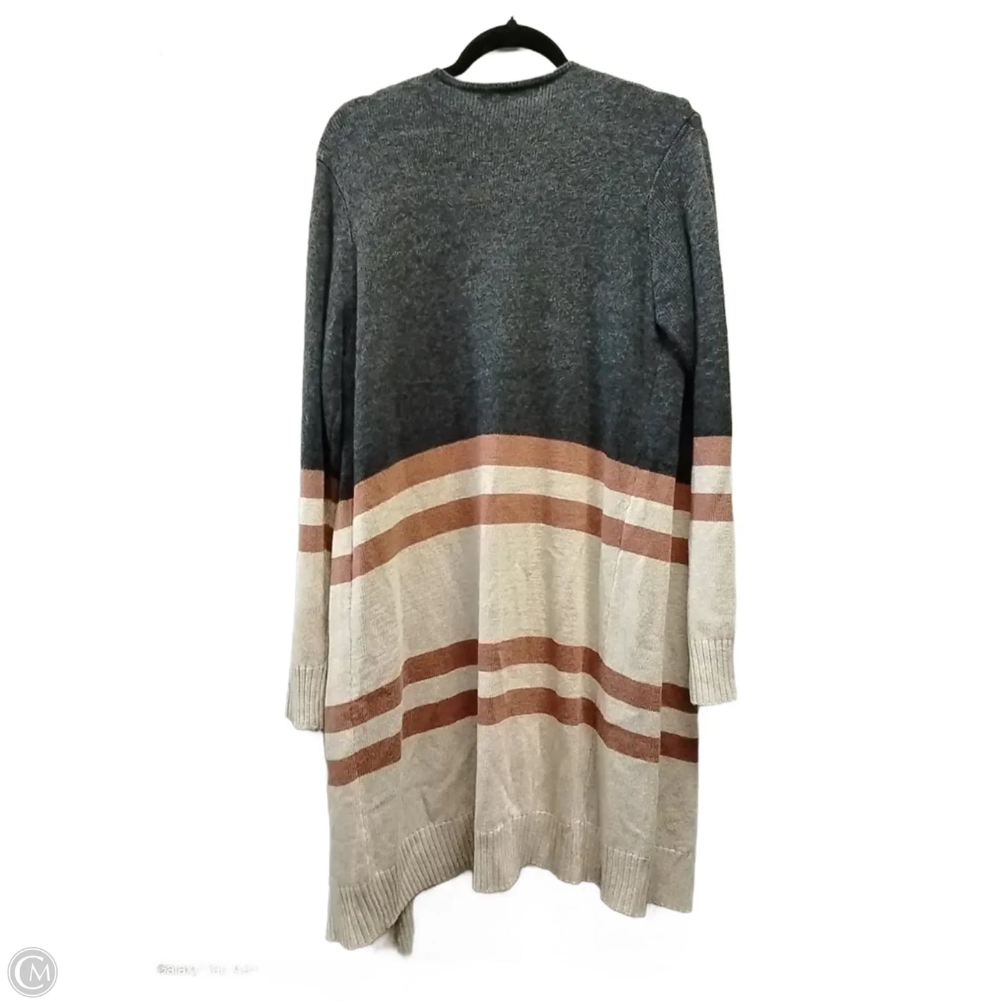 Sweater Cardigan By Doe & Rae In Striped Pattern, Size: S