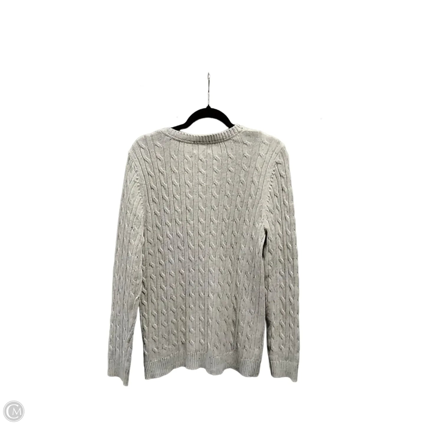 Sweater By Croft And Barrow In Grey, Size: Xl