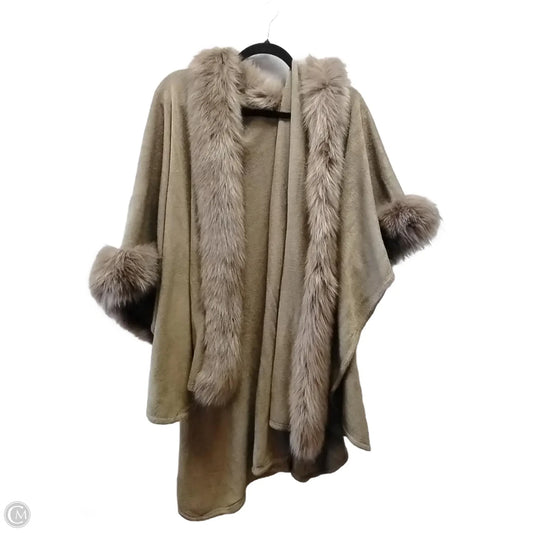 Shawl By Clothes Mentor In Brown, Size: Onesize