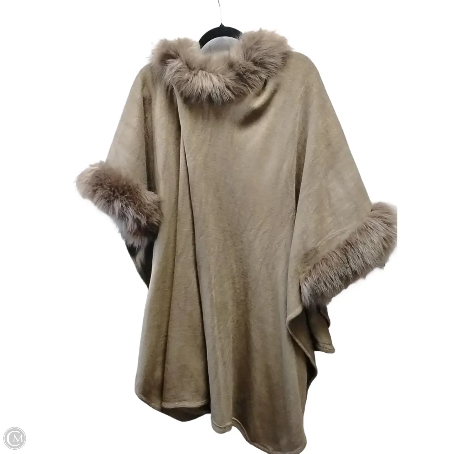 Shawl By Clothes Mentor In Brown, Size: Onesize