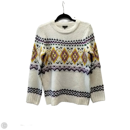 Sweater By Talbots In Beige, Size: M