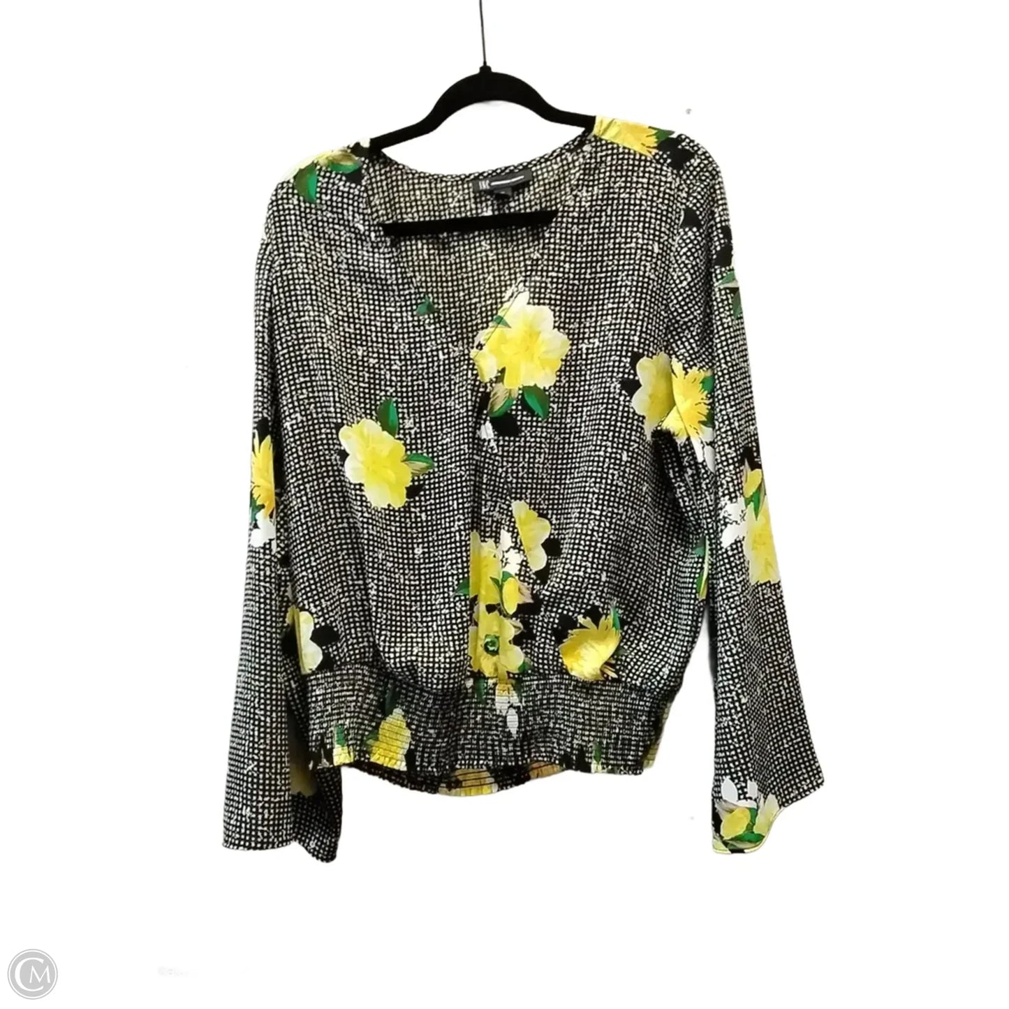 Blouse Long Sleeve By Inc In Floral Print, Size: Xl