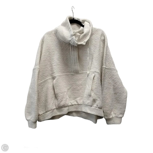Sweatshirt Collar By Calia In Beige, Size: Xxl