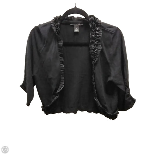 Sweater Cardigan By White House Black Market In Black, Size: L