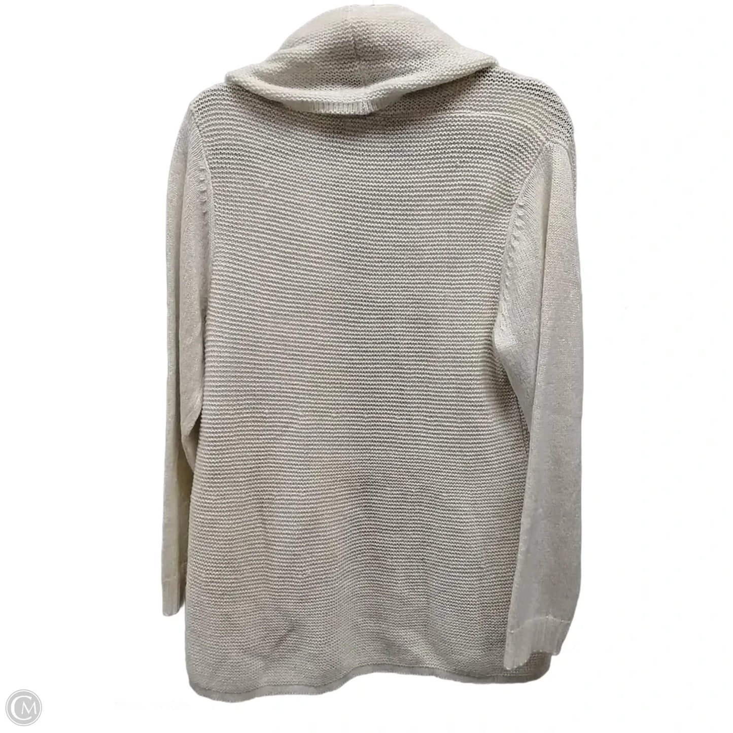 Sweater Cardigan By Charter Club In Beige, Size: Lp