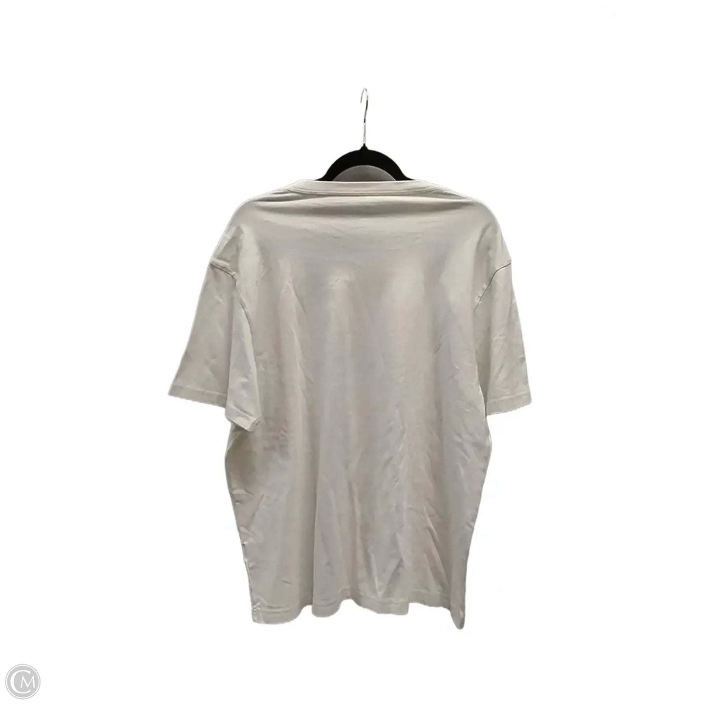 Top Short Sleeve By American Eagle In Beige, Size: L