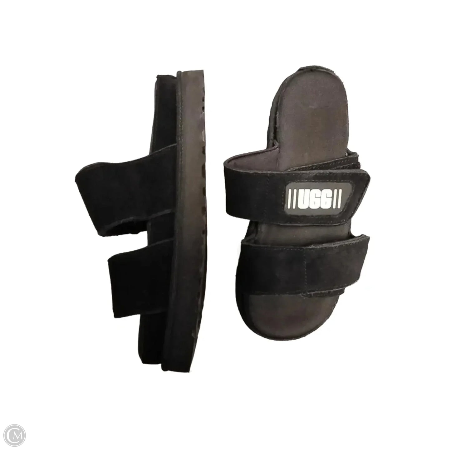 Sandals Designer By Ugg In Black, Size: 7