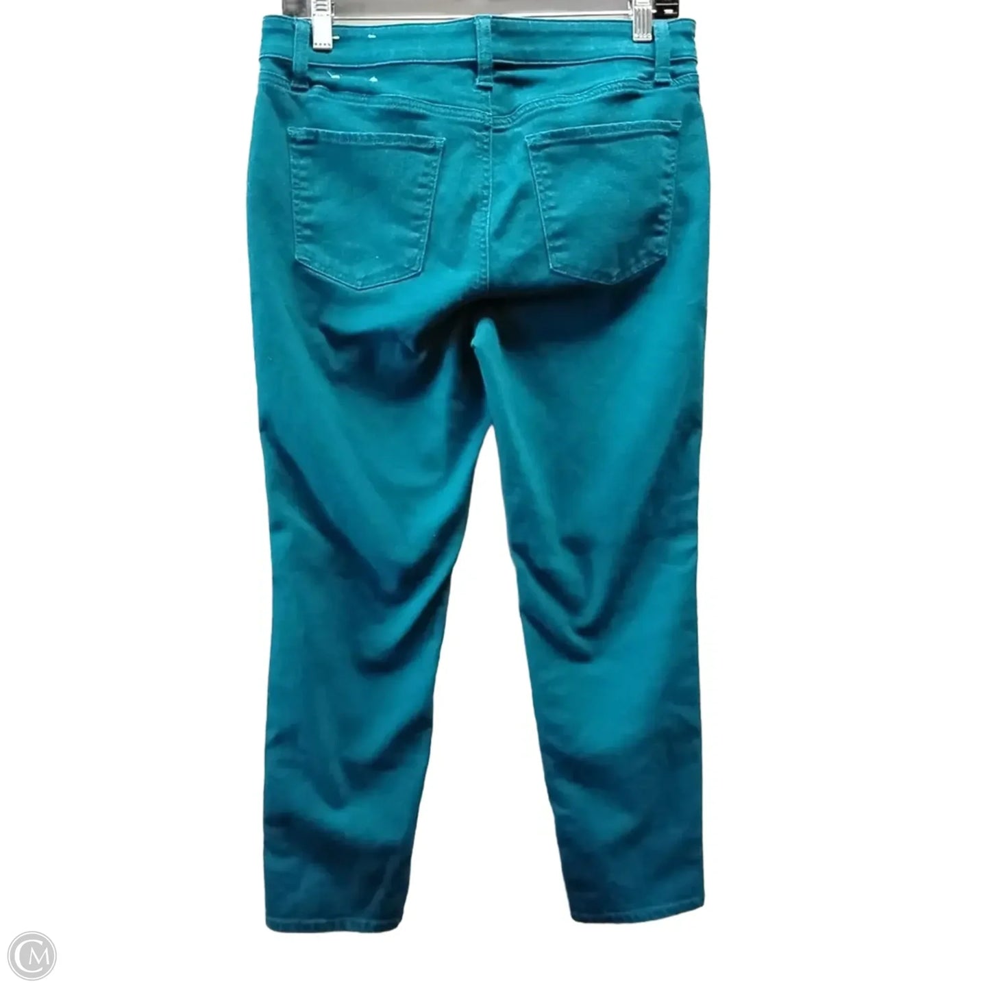 Jeans Skinny By Talbots In Aqua, Size: 6p