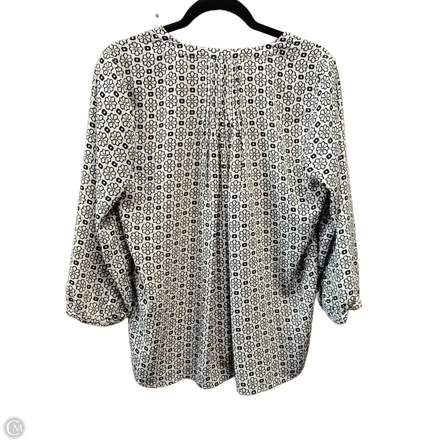 Top Long Sleeve By J. Jill In Geometric Pattern, Size: S