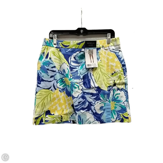 Skort By Rafaella In Floral Print, Size: L