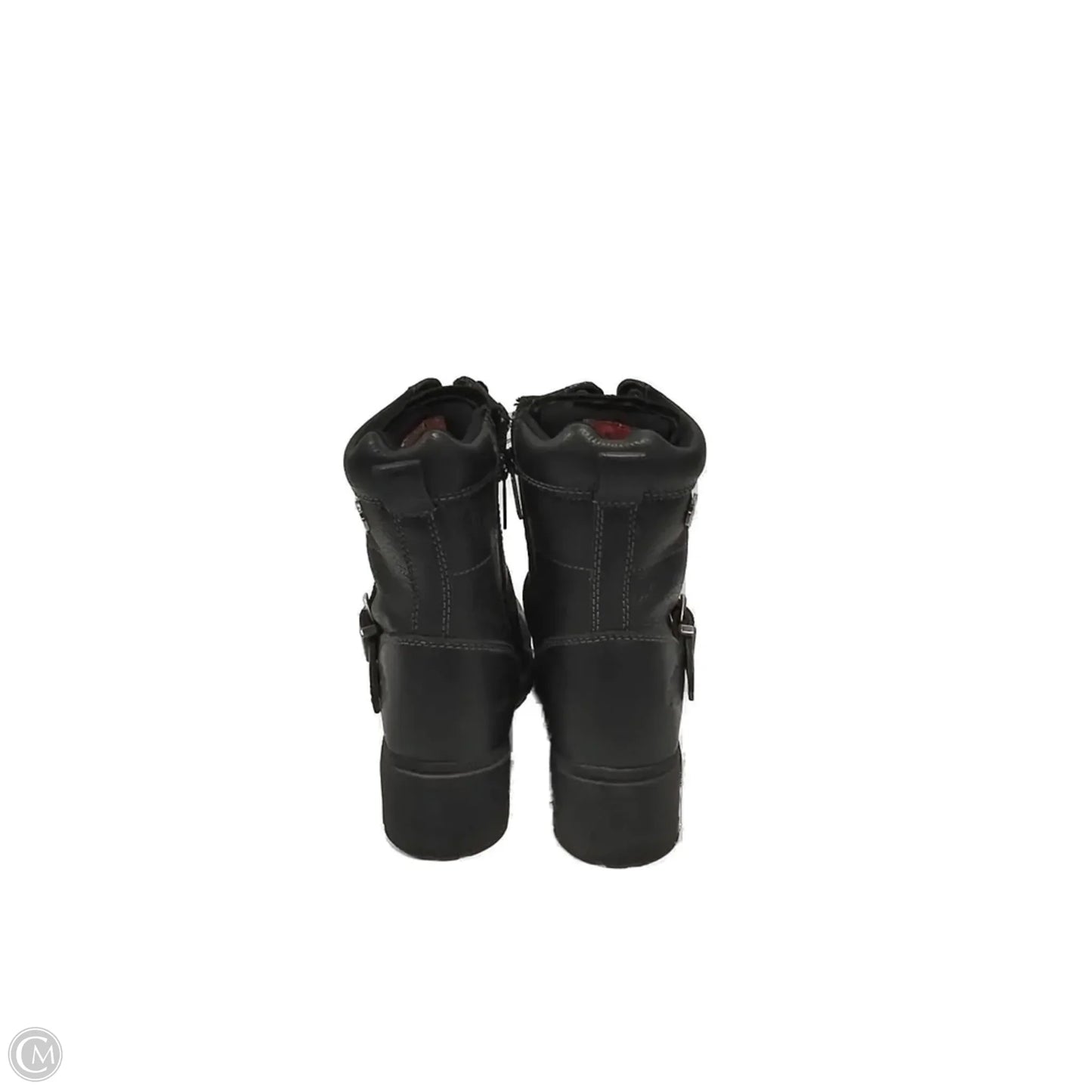 Boots Ankle Flats By Harley Davidson In Black, Size: 7.5