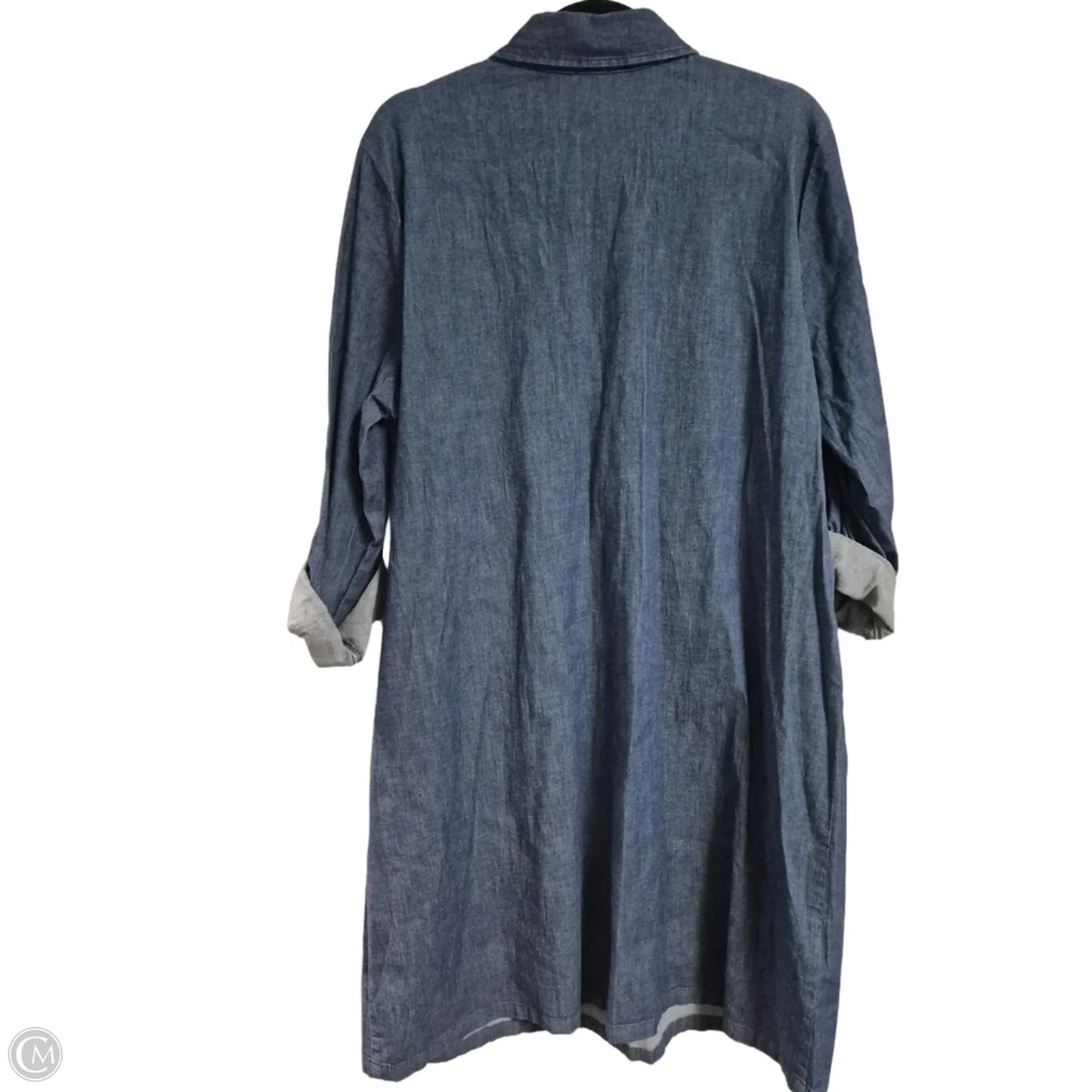 Dress Casual Midi By Anne Klein In Blue Denim, Size: 16