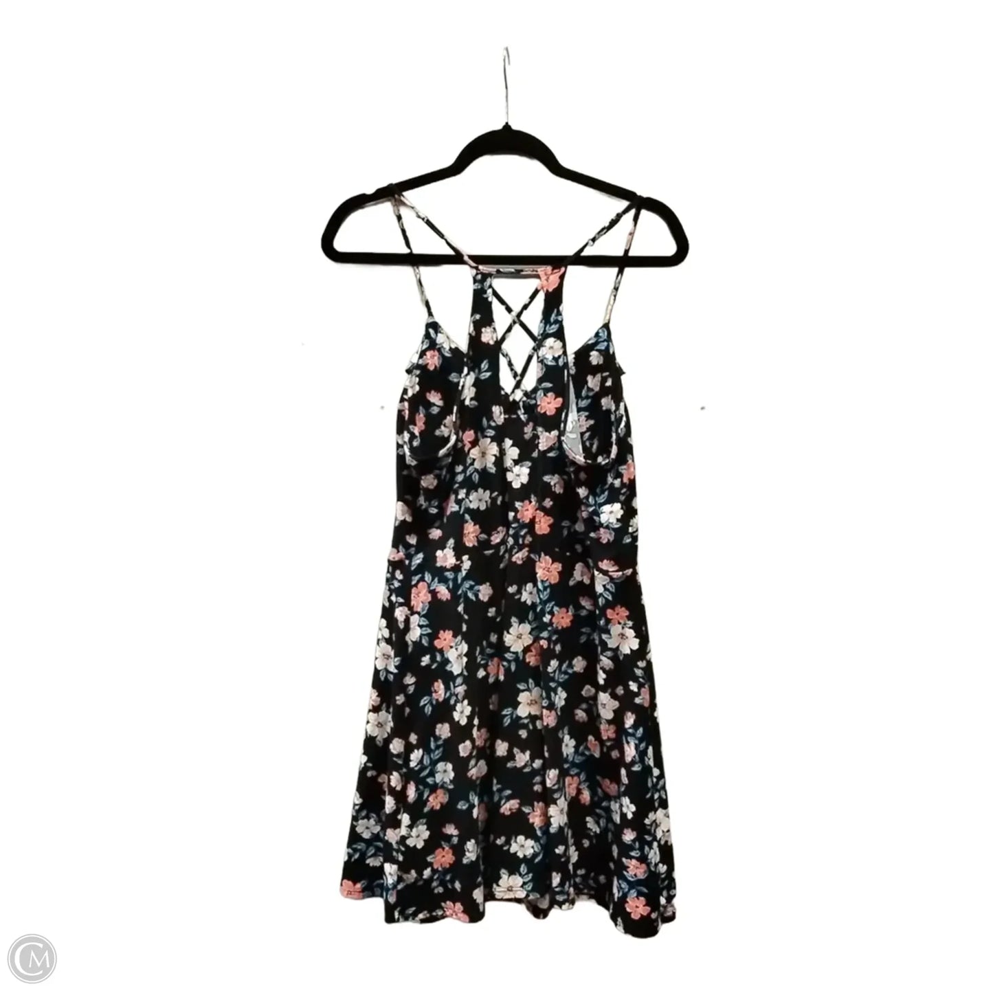 Dress Casual Short By No Boundaries In Floral Print, Size: L