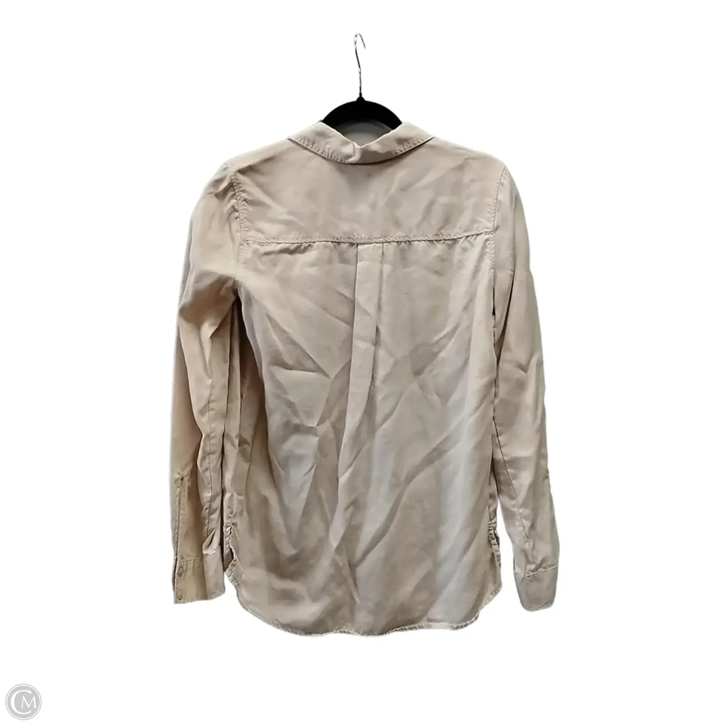 Blouse Long Sleeve By Express In Pink, Size: Sp