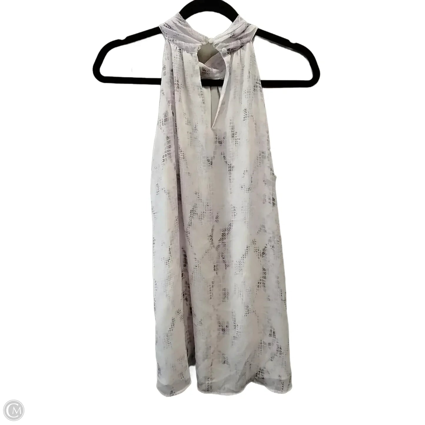 Top Sleeveless By White House Black Market In Purple & White, Size: M