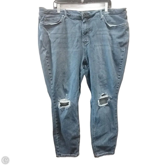 Jeans Straight By Judy Blue In Blue Denim, Size: 3x