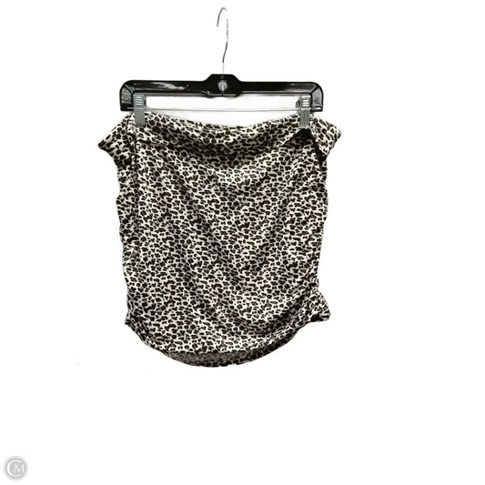 Top Sleeveless By Jolie & Joy In Leopard Print, Size: 2x