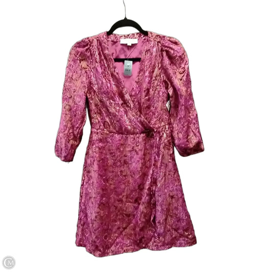 Dress Casual Short By Loft In Pink, Size: 0