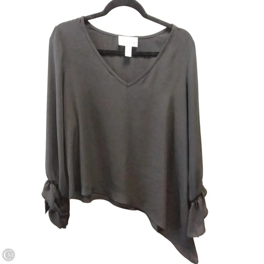 Blouse Long Sleeve By Joseph Ribkoff In Black, Size: L