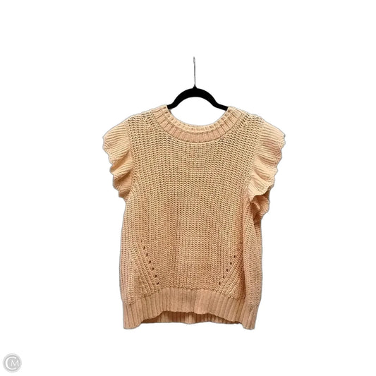 Sweater Short Sleeve By Universal Thread In Orange, Size: Xxl