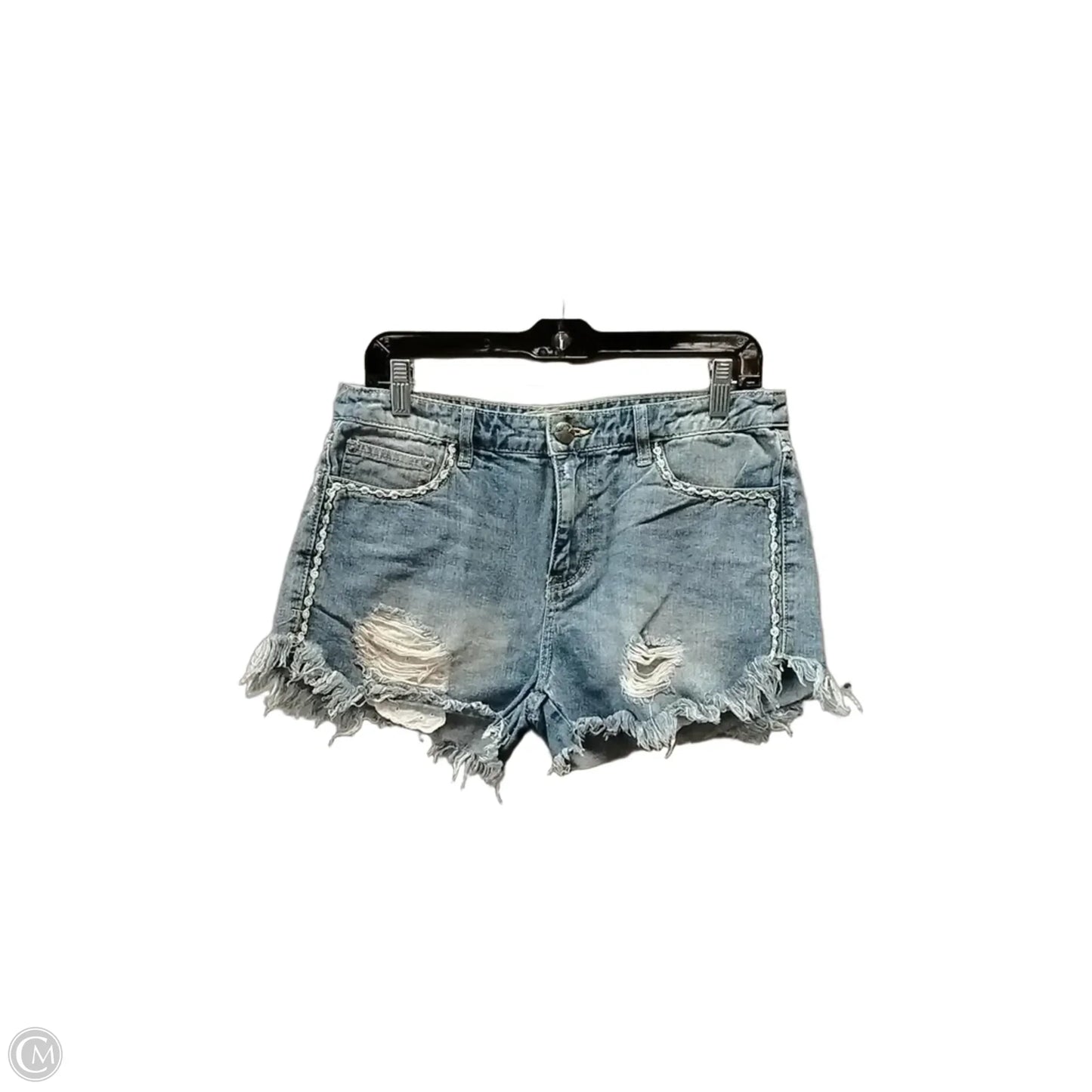 Shorts By Free People In Blue Denim, Size: 4