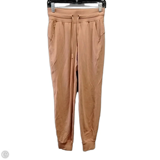 Athletic Pants By Lululemon In Orange, Size: 4