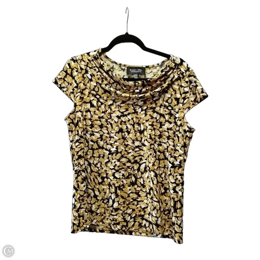 Blouse Sleeveless By Black Label In Yellow, Size: M