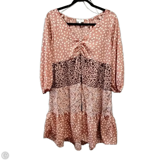 Dress Casual Midi By Umgee In Pink, Size: M