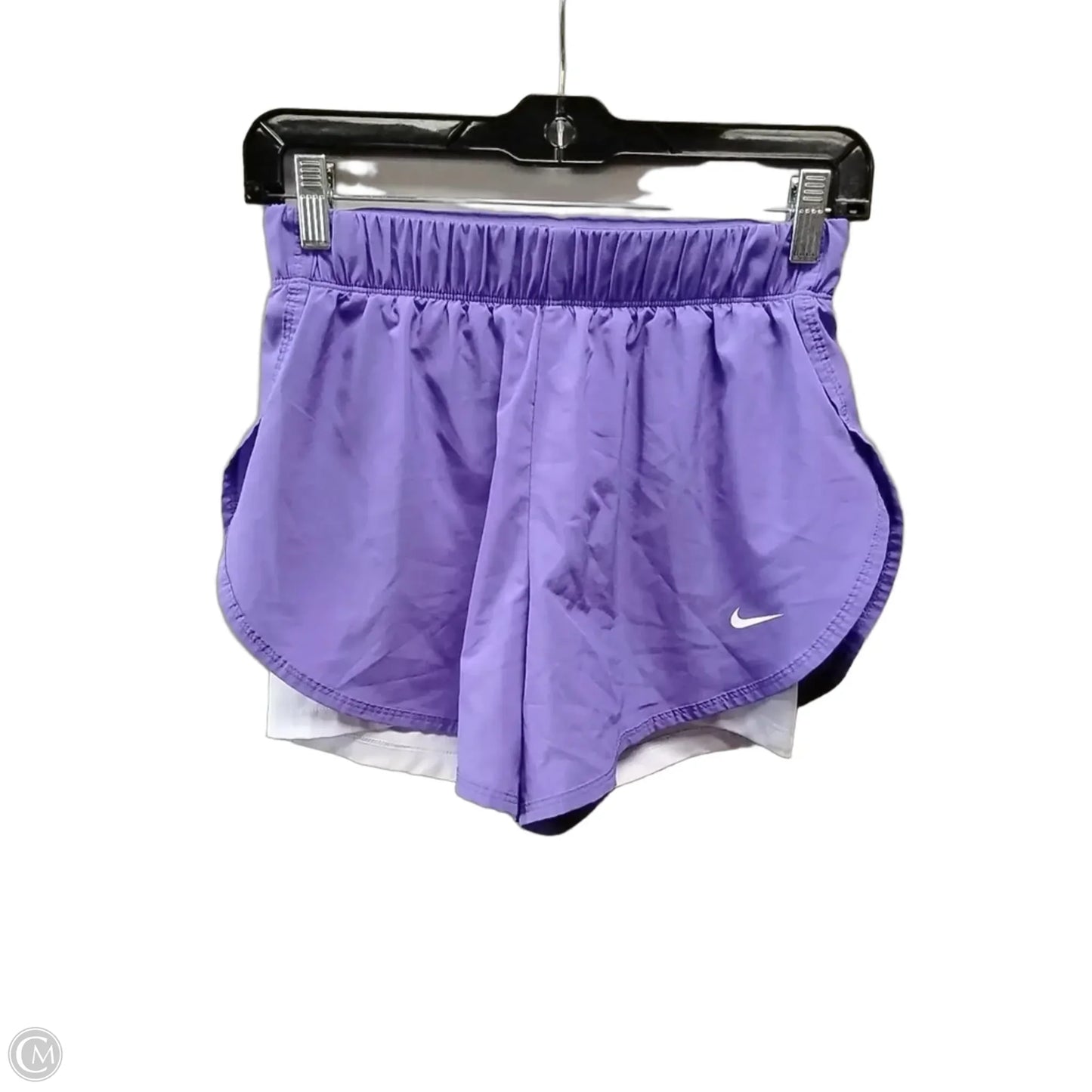 Athletic Shorts By Nike In Purple, Size: S
