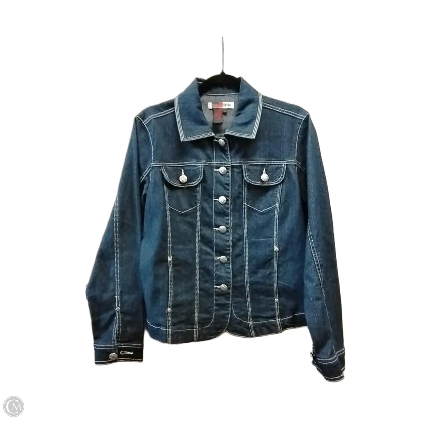 Jacket Denim By Live A Little In Blue Denim, Size: M