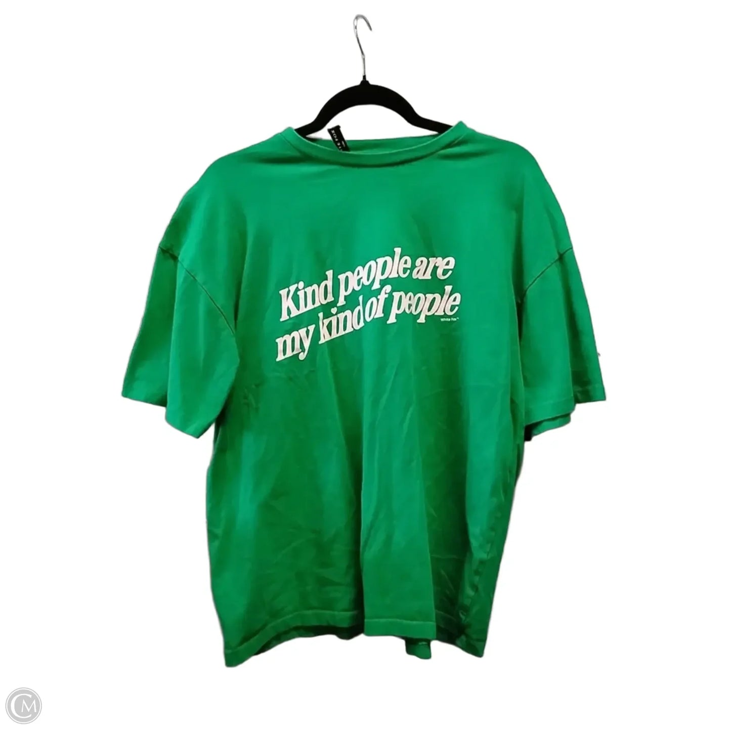 Top Short Sleeve By White Fox In Green, Size: M