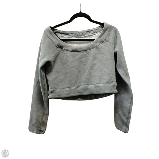 Athletic Sweatshirt Crewneck By Lululemon In Grey, Size: S