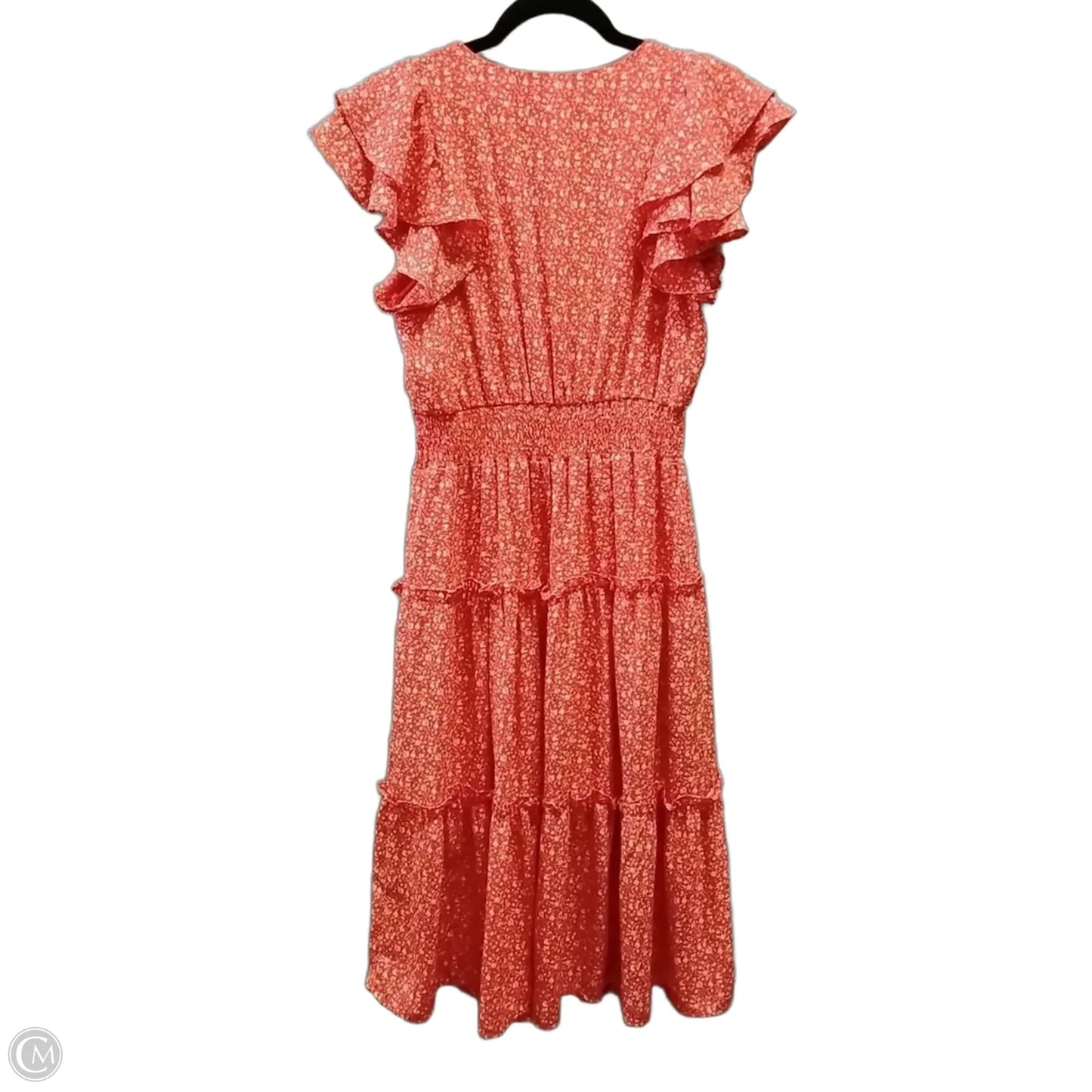 Dress Casual Midi By Jessica Simpson In Orange, Size: M