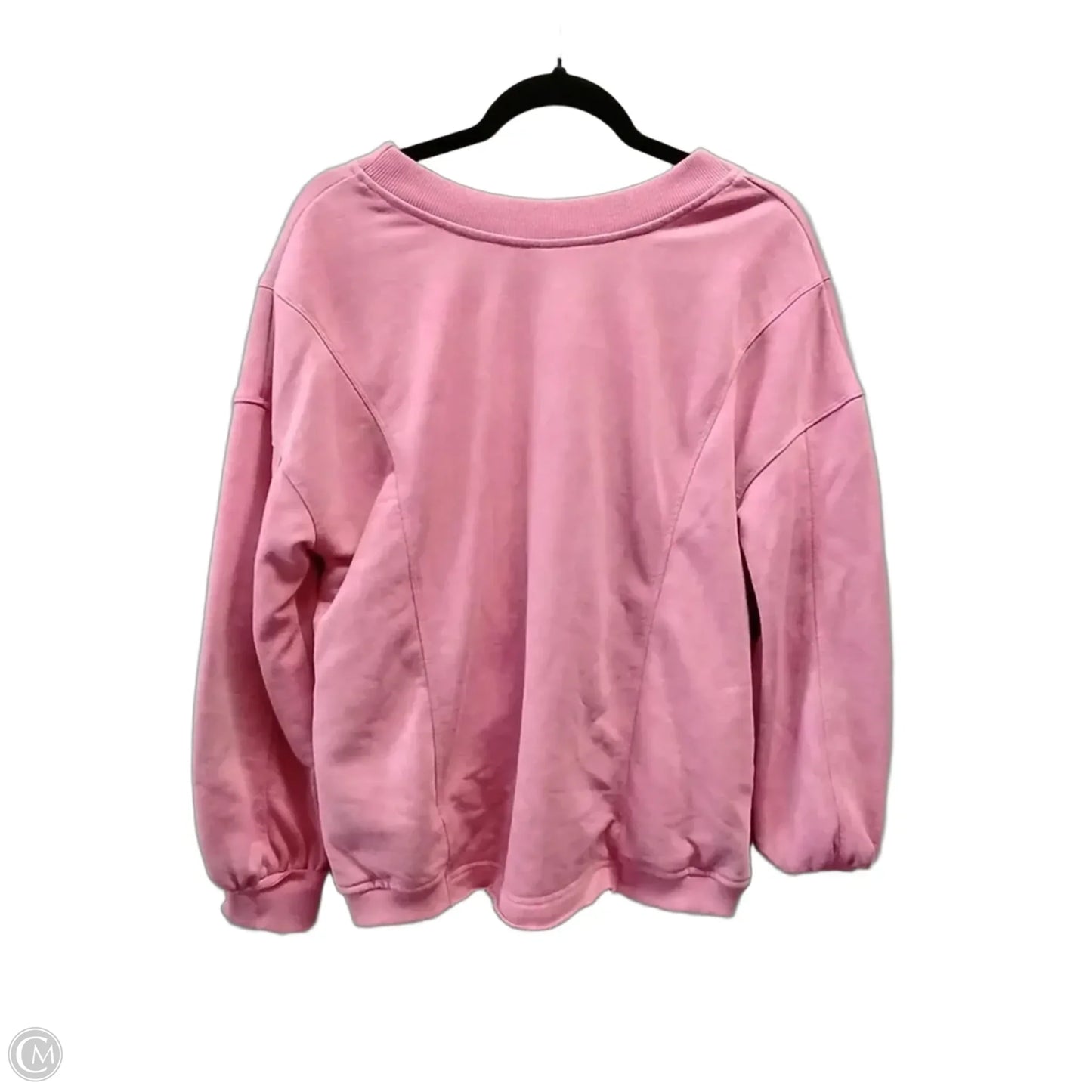 Sweatshirt Crewneck By Clothes Mentor In Pink, Size: M