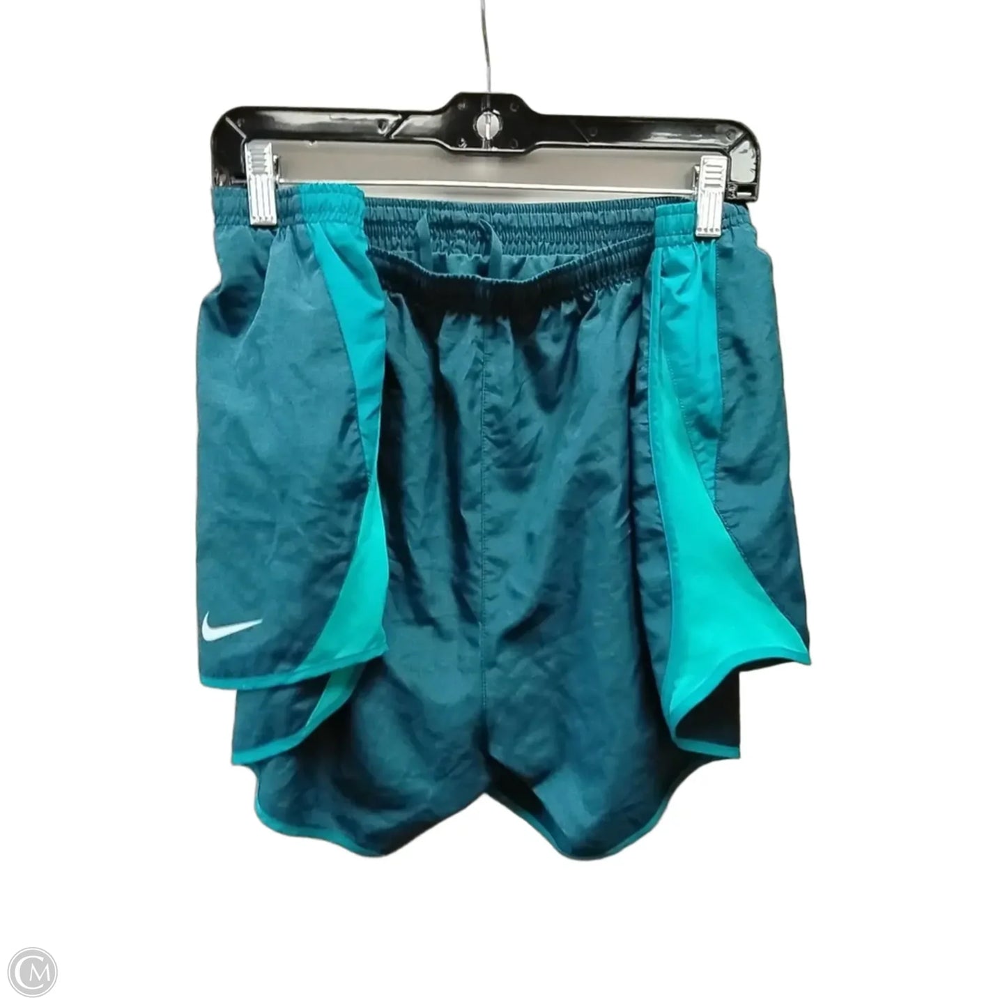 Athletic Shorts By Nike In Green, Size: 3x