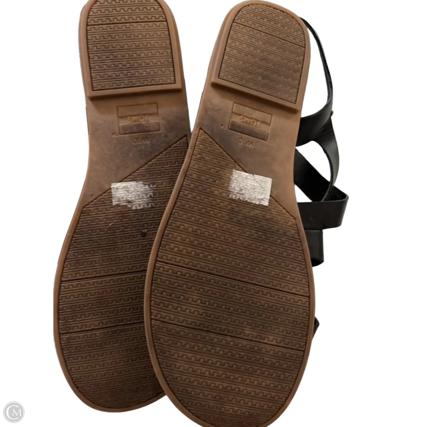 Sandals Flats By Toms In Black, Size: 10