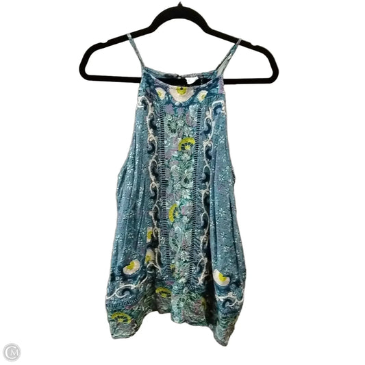 Top Sleeveless By Anthropologie In Blue, Size: Xl