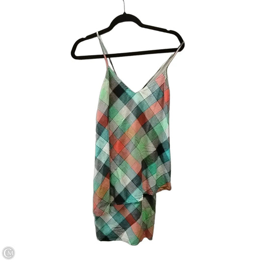 Tank Top By Patagonia In Plaid Pattern, Size: S